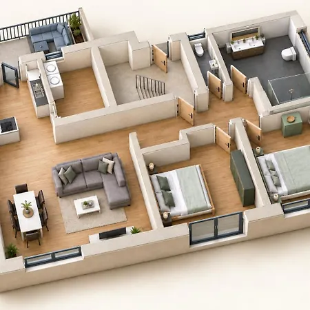 Vyne - Terrasse - Grill - Privatparkplatz * Venningen
